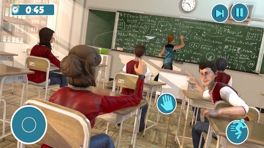 我的高学校女孩模拟器1