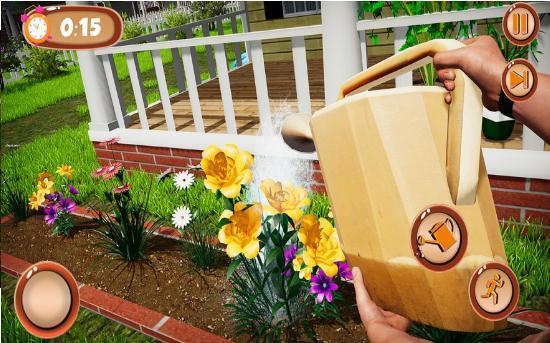 家花园装饰花茎0