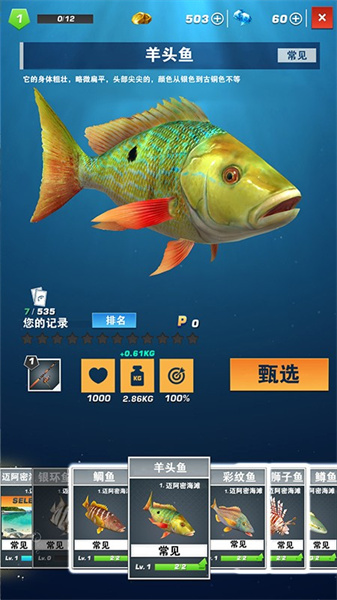3D真实钓鱼中文版1