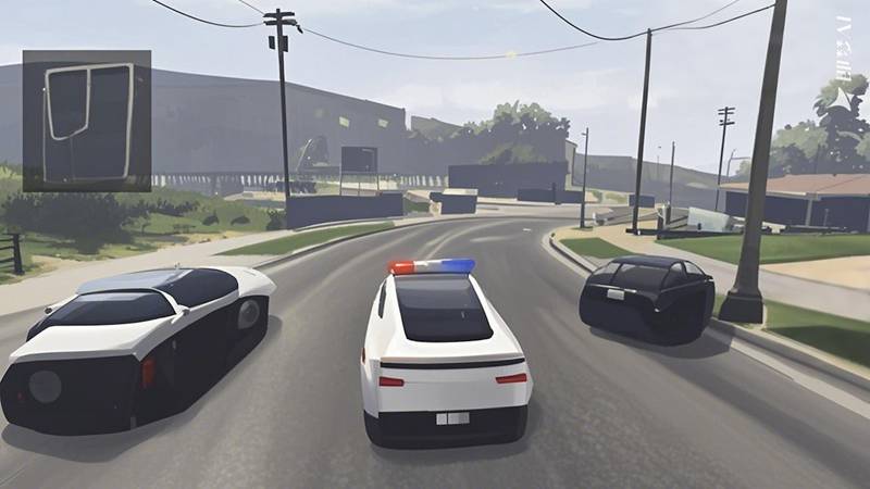 城市警车巡逻