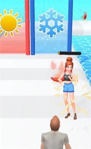 冰火女孩(hot run 3d)小游戏2