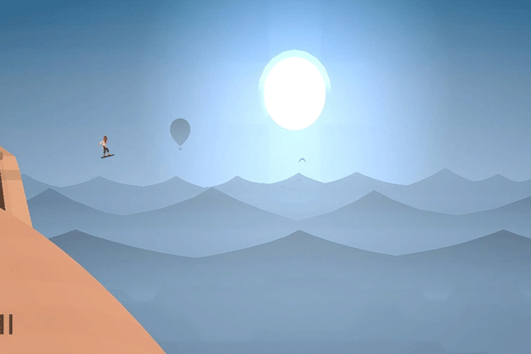 雪地滑翔机手游1