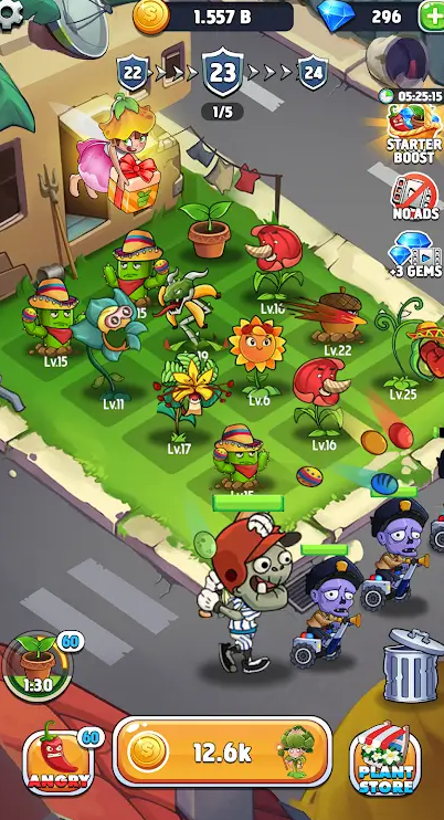 僵尸防御合并植物3