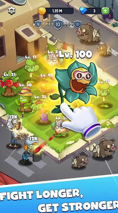 僵尸防御合并植物