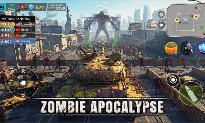 末日坦克僵尸PVP乱斗2