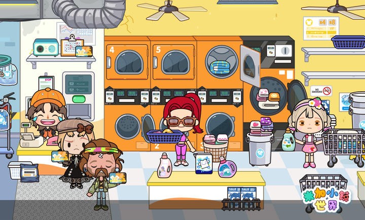 米加小镇世界洗衣房4