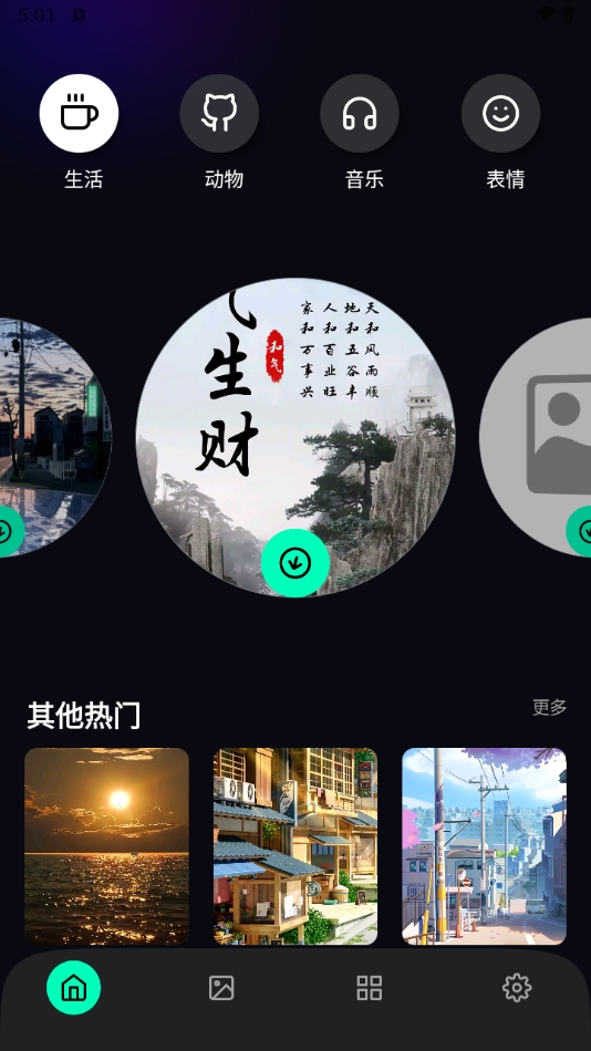 手机主题壁纸精灵