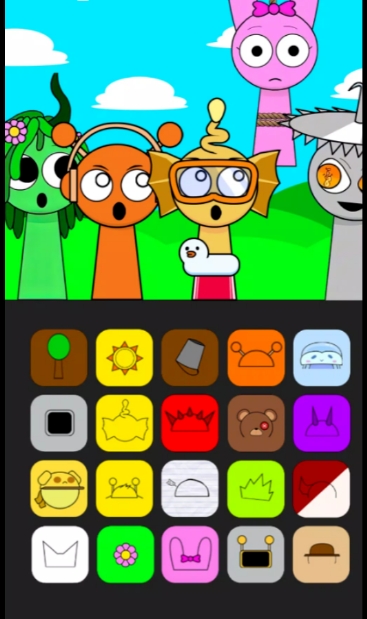 节奏盒子Sprunki怪物工作室1