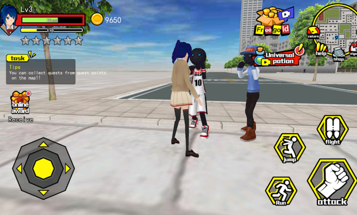 香港高中校园模拟器1