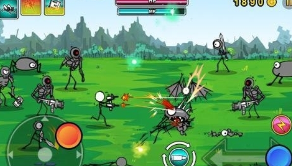 卡通火柴人战争1