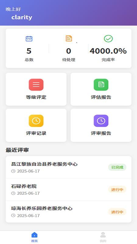养老机构等级评定系统4