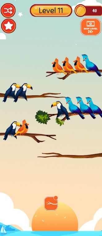 鸟类颜色拼图