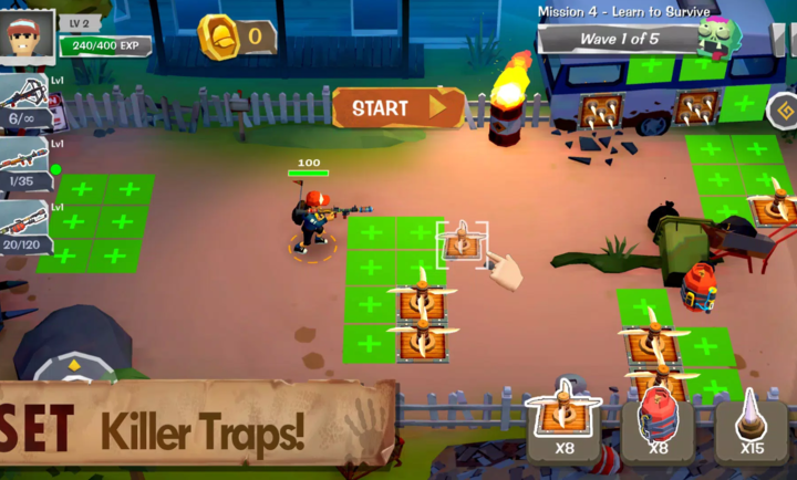 孤军奋战生存防御