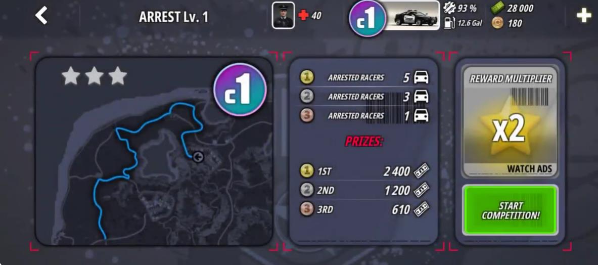 OWRC警察追逐模拟器