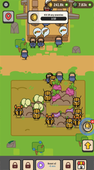 农场战士放置塔防