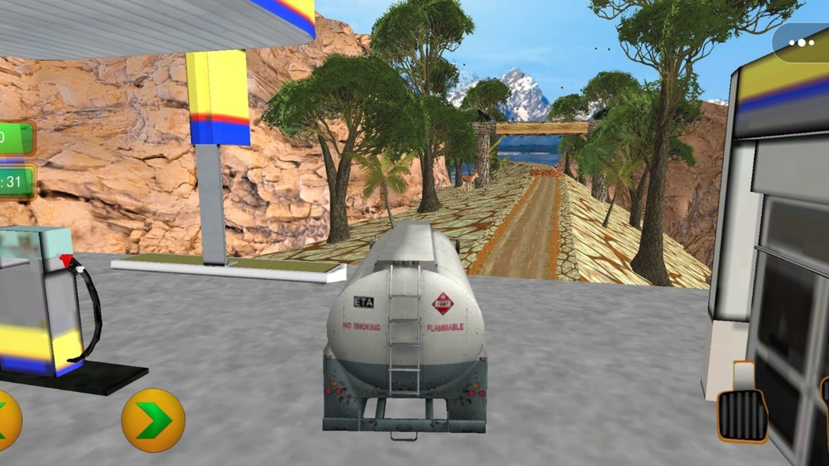 山地油罐车驾驶模拟1