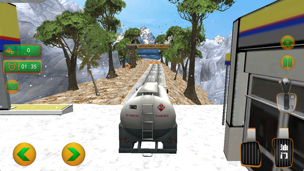 山地油罐车驾驶模拟
