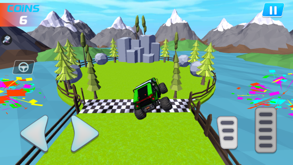 爬山汽车特技驾驶