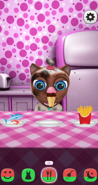 爱说话的小猫咪