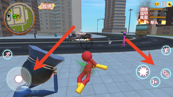 火柴人绳索战士