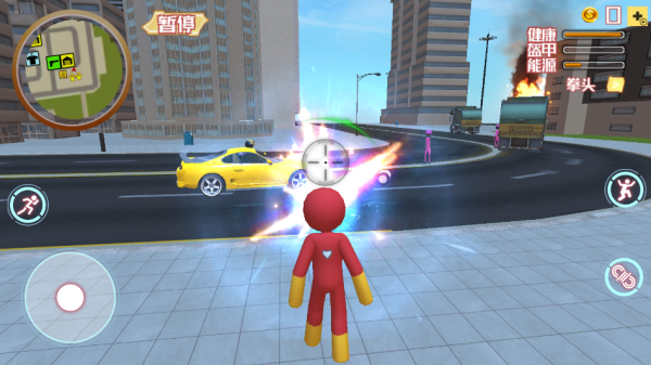 火柴人绳索战士