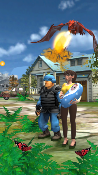 一拳打倒小怪兽