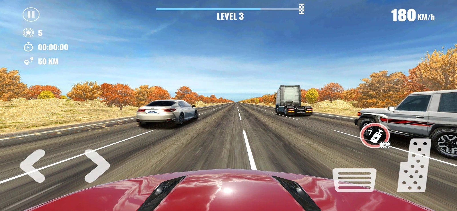 公路赛车交通速度3