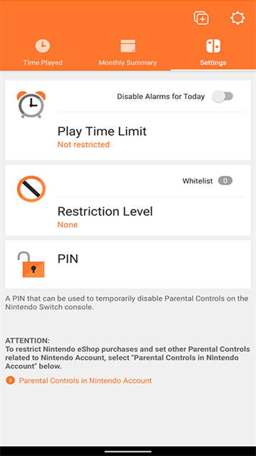 任天堂家长控制4