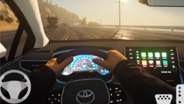 丰田汽车花冠驾驶