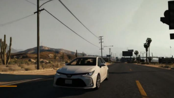 丰田汽车花冠驾驶