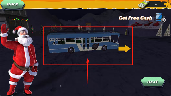 诞节雪地巴士模拟器
