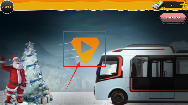 诞节雪地巴士模拟器