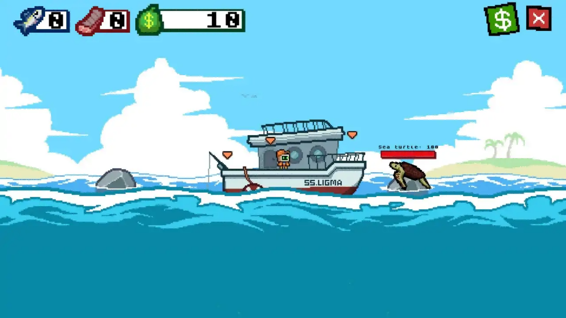 海上餐厅刮鱼鳞模拟1