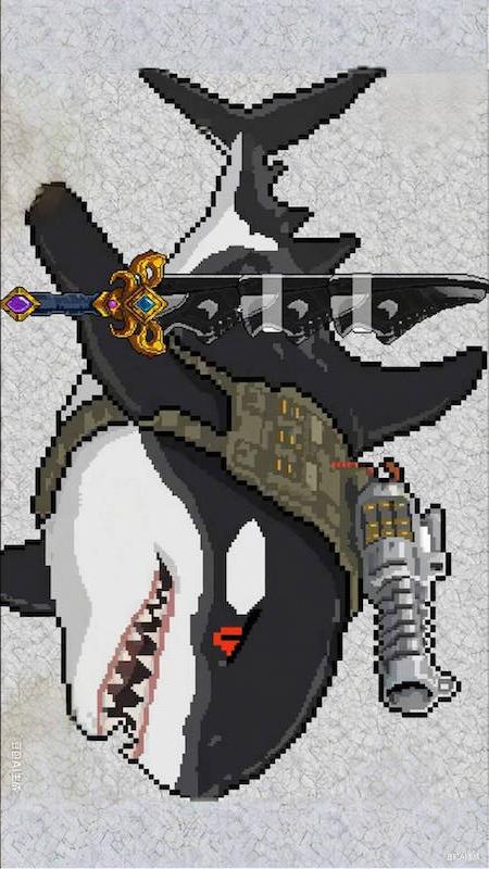 小人和小船刮鱼鳞1