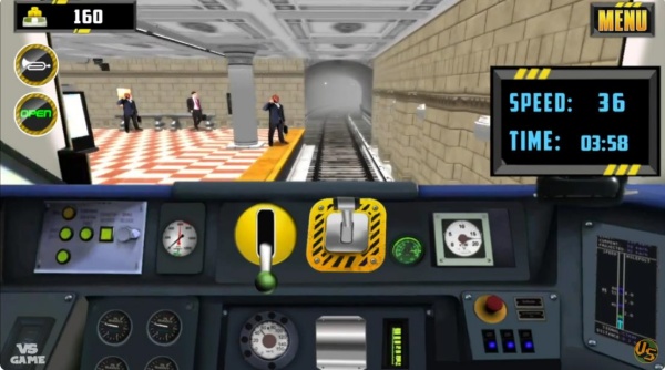 地铁列车三维控制