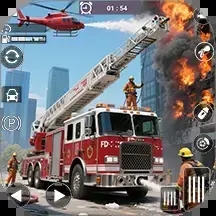 消防车救火模拟