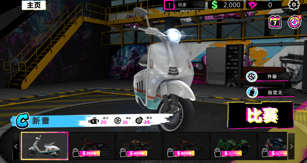 真实摩托车竞技