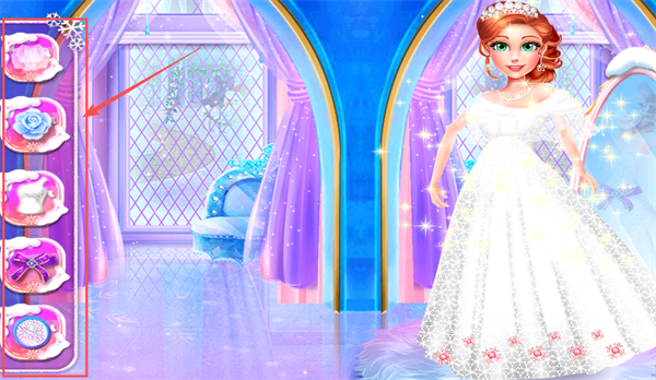 宝宝冰雪公主婚礼换装