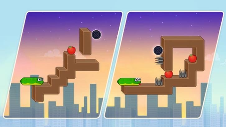 贪吃蛇谜题滑行进食3