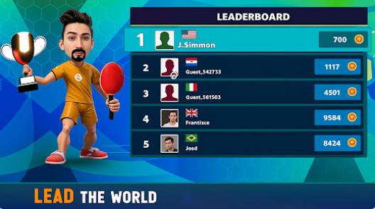 乒乓球桌上网球1