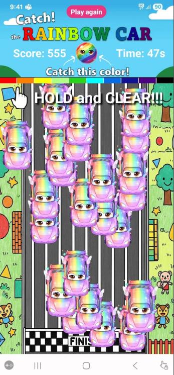 抓住它彩虹车1
