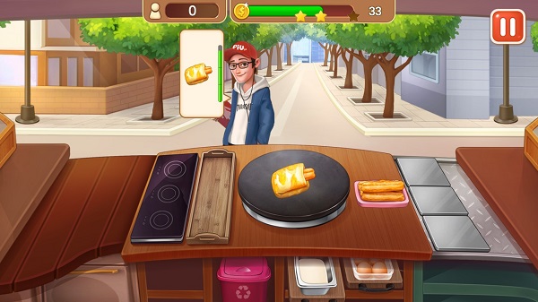 楼下的早餐店美食烹饪1