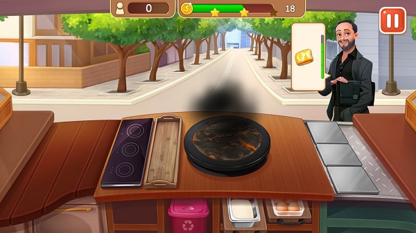 楼下的早餐店美食烹饪4