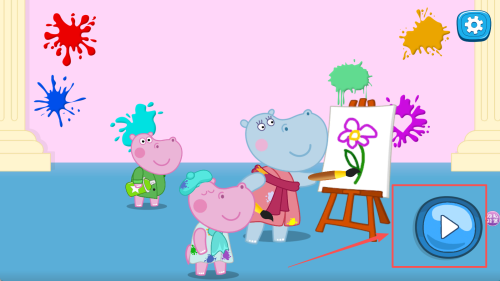 史莱姆芭比公主画画