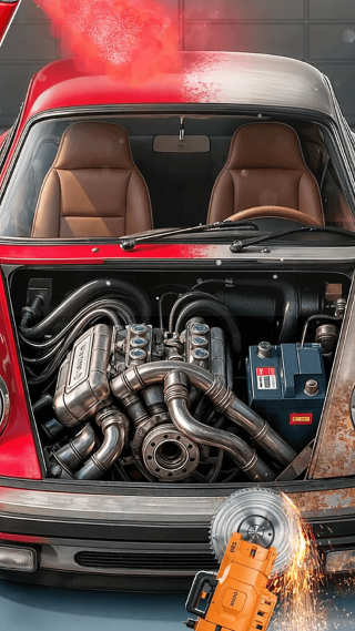 废车清洁与修整1