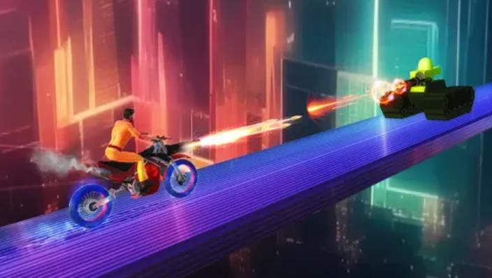 赛博骑士摩托与爆炸2