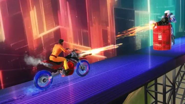 赛博骑士摩托与爆炸3