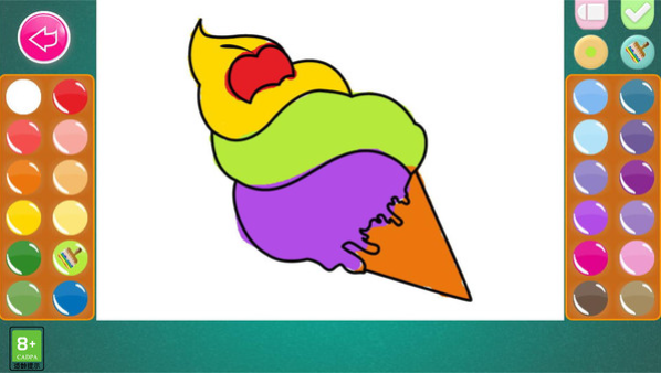 儿童游戏涂色画画1