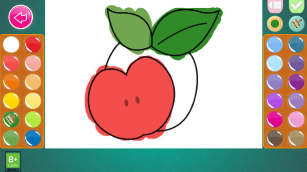 儿童游戏涂色画画2