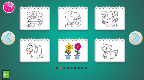 儿童游戏涂色画画3